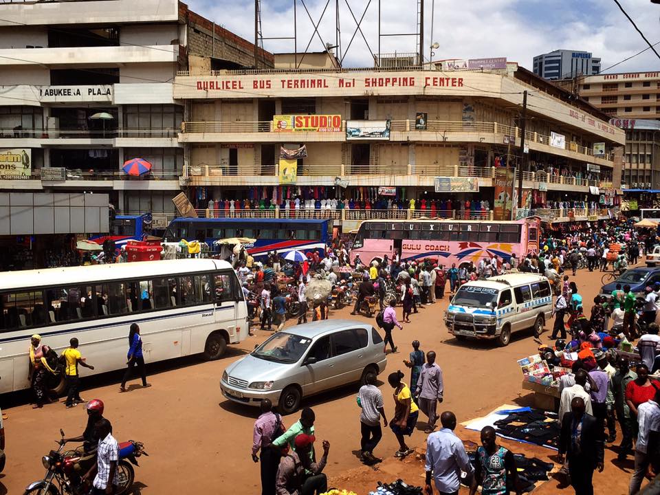 ウガンダの首都カンパラ