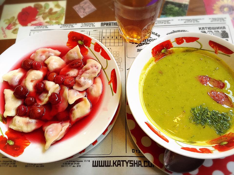 東欧ウクライナの料理 ヴァレニキ