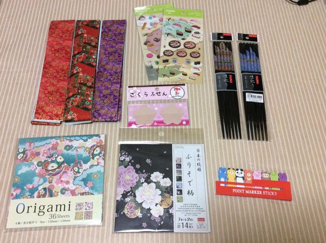 世界一周 お土産 折り紙 箸